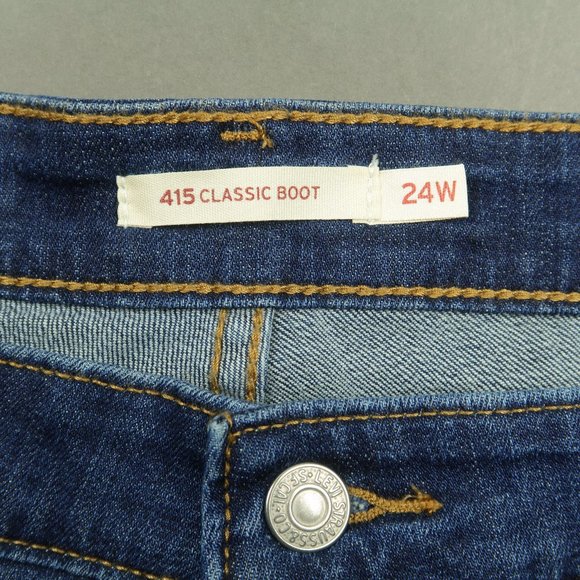 Levi's 415 Classic Boot Cut Jeans SIze 24W - Picture 5 of 8